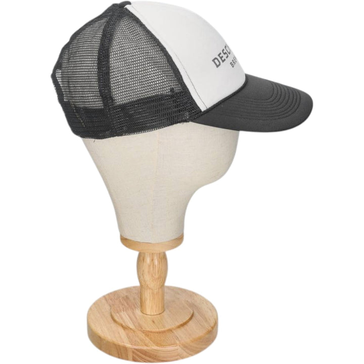~90'S Otto Deschütz Two-Tone Advertising Trucker Cap Mesh Cap (One Size Fits All) polyester white type Vintage Second Hand