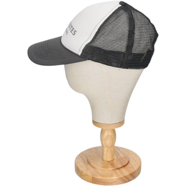 ~90'S Otto Deschütz Two-Tone Advertising Trucker Cap Mesh Cap (One Size Fits All) polyester white type Vintage Second Hand