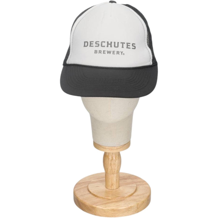 ~90'S Otto Deschütz Two-Tone Advertising Trucker Cap Mesh Cap (One Size Fits All) polyester white type Vintage Second Hand