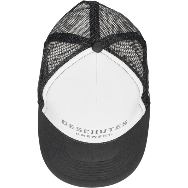 ~90'S Otto Deschütz Two-Tone Advertising Trucker Cap Mesh Cap (One Size Fits All) polyester white type Vintage Second Hand