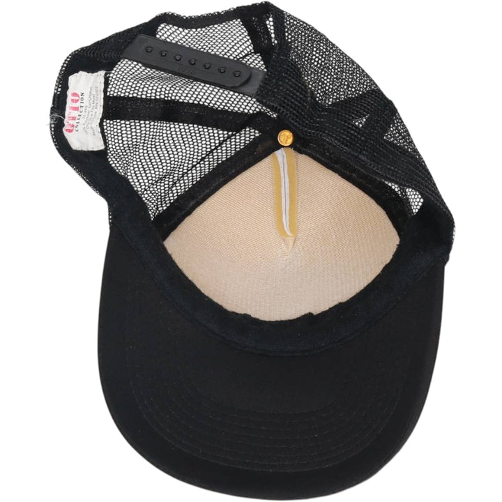 ~90'S Otto Deschütz Two-Tone Advertising Trucker Cap Mesh Cap (One Size Fits All) polyester white type Vintage Second Hand