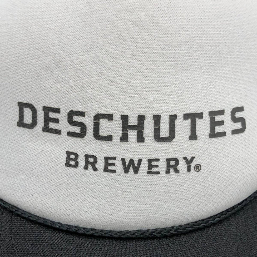 ~90'S Otto Deschütz Two-Tone Advertising Trucker Cap Mesh Cap (One Size Fits All) polyester white type Vintage Second Hand