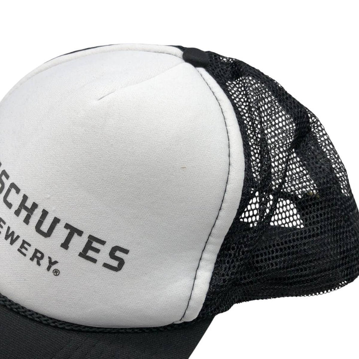 ~90'S Otto Deschütz Two-Tone Advertising Trucker Cap Mesh Cap (One Size Fits All) polyester white type Vintage Second Hand