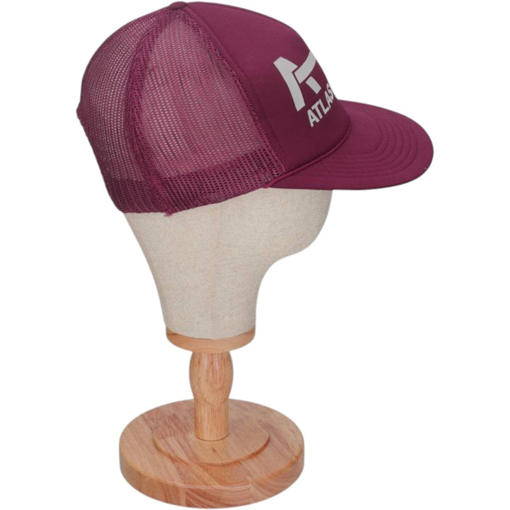THE MADHATTER Trucker Cap, Mesh Cap, One Size Fits All polyester wine-red Vintage Second Hand