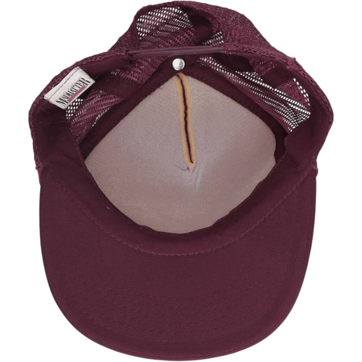 THE MADHATTER Trucker Cap, Mesh Cap, One Size Fits All polyester wine-red Vintage Second Hand