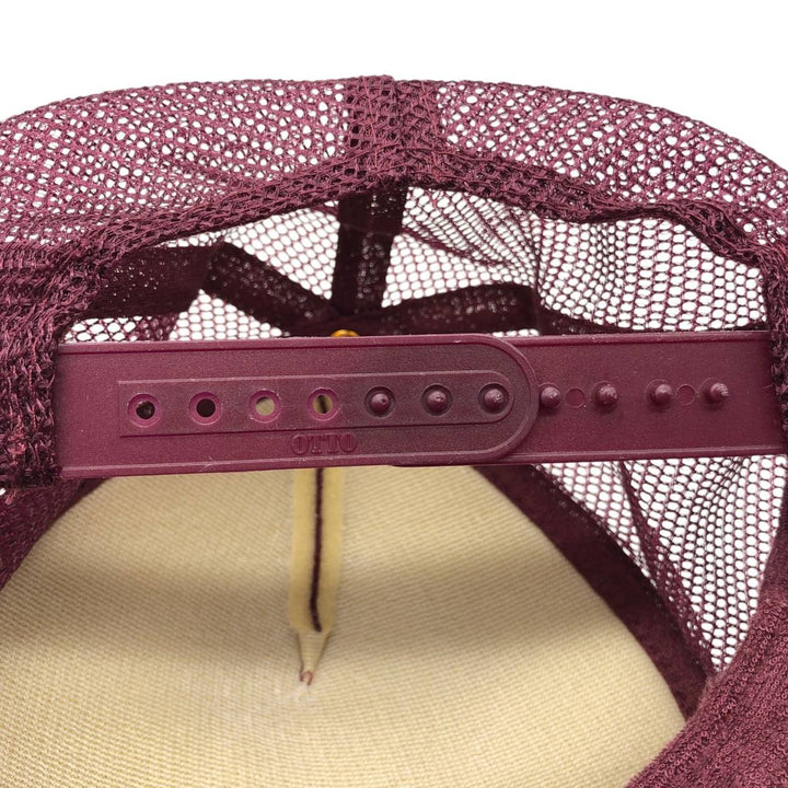 OTTO Tracker Cap Mesh Cap One Size Fits All polyester wine-red Vintage Second Hand