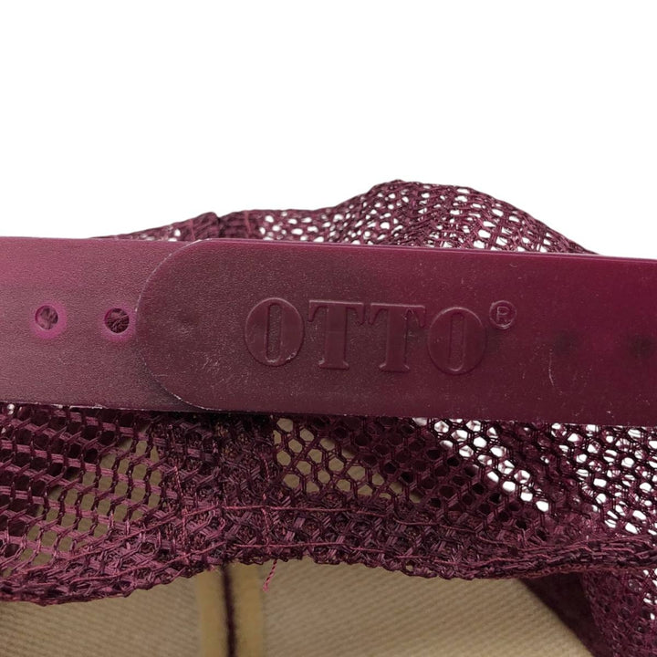 OTTO Tracker Cap Mesh Cap One Size Fits All polyester wine-red Vintage Second Hand