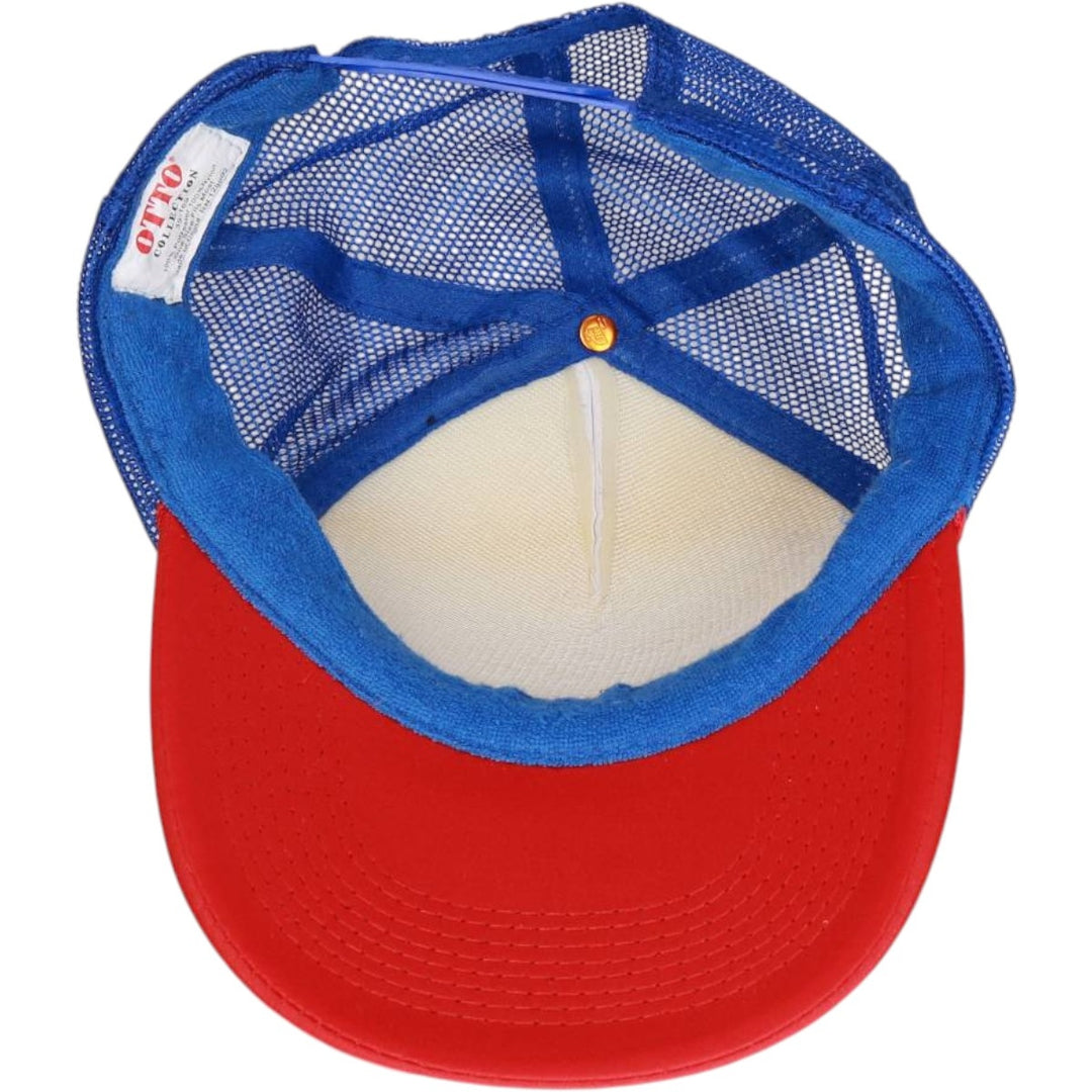 OTTO Tricolor Trucker Cap Mesh Cap (One Size Fits All) polyester white type Vintage Second Hand