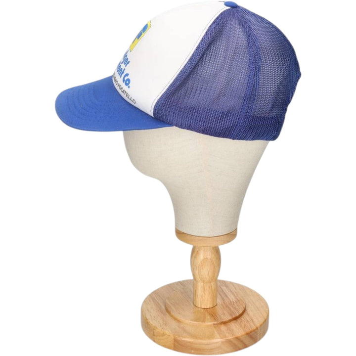 YUPOONG Foulger Equipment Co. Advertising Trucker Cap Mesh Cap One Size Fits All Vintage cotton blue type Vintage Second Hand