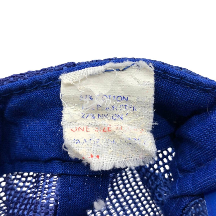 YUPOONG Foulger Equipment Co. Advertising Trucker Cap Mesh Cap One Size Fits All Vintage cotton blue type Vintage Second Hand