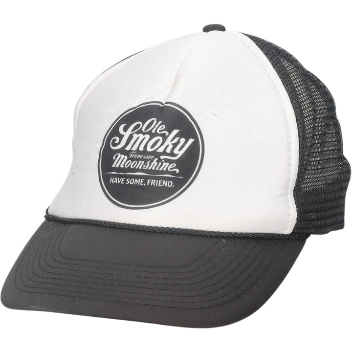 90s-00'S NISSUN Advertising Trucker Cap Mesh Cap One Size Fits All Vintage unclear black type Vintage Second Hand