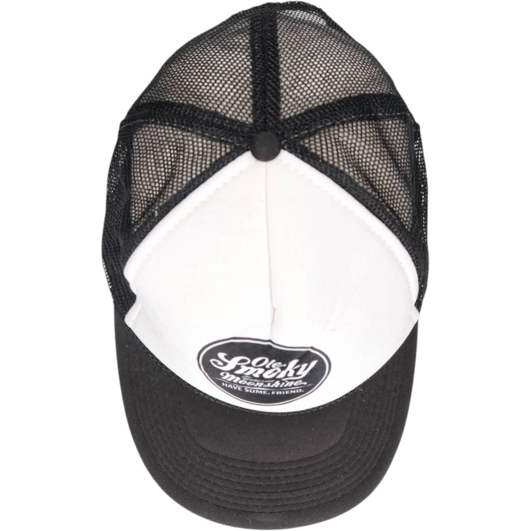 90s-00'S NISSUN Advertising Trucker Cap Mesh Cap One Size Fits All Vintage unclear black type Vintage Second Hand