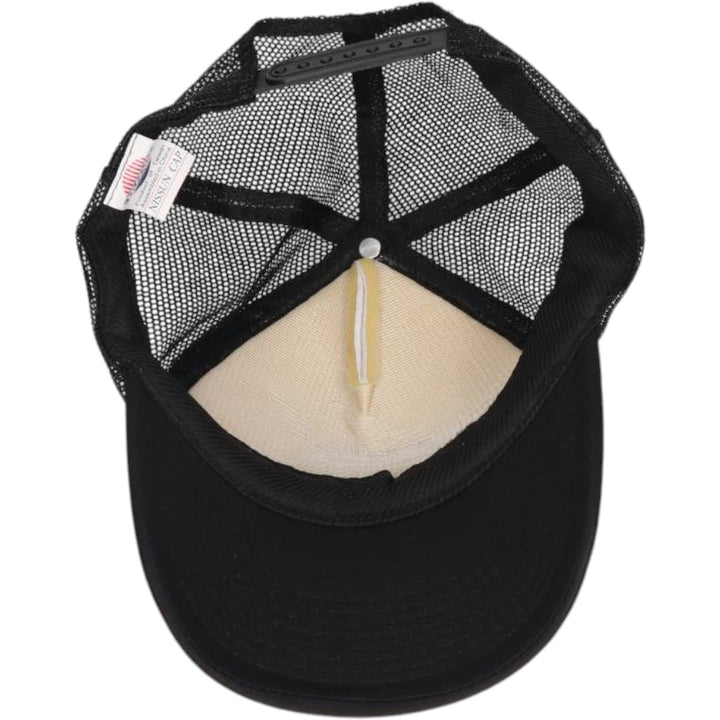 90s-00'S NISSUN Advertising Trucker Cap Mesh Cap One Size Fits All Vintage unclear black type Vintage Second Hand