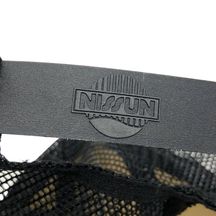 90s-00'S NISSUN Advertising Trucker Cap Mesh Cap One Size Fits All Vintage unclear black type Vintage Second Hand