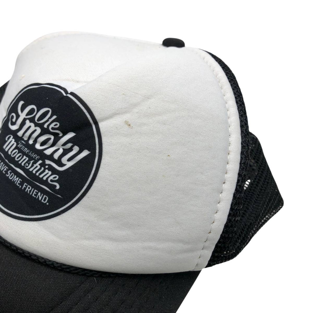 90s-00'S NISSUN Advertising Trucker Cap Mesh Cap One Size Fits All Vintage unclear black type Vintage Second Hand