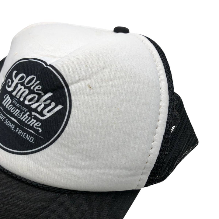 90s-00'S NISSUN Advertising Trucker Cap Mesh Cap One Size Fits All Vintage unclear black type Vintage Second Hand