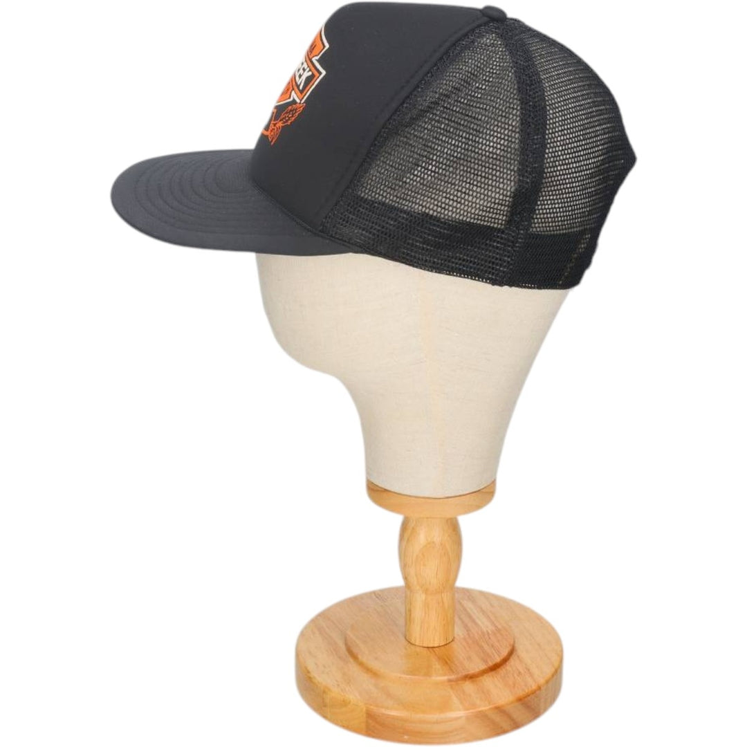 Parody Trucker Cap Mesh Cap ONE SIZE FITS ALL (One Size Fits All) unclear black type Vintage Second Hand