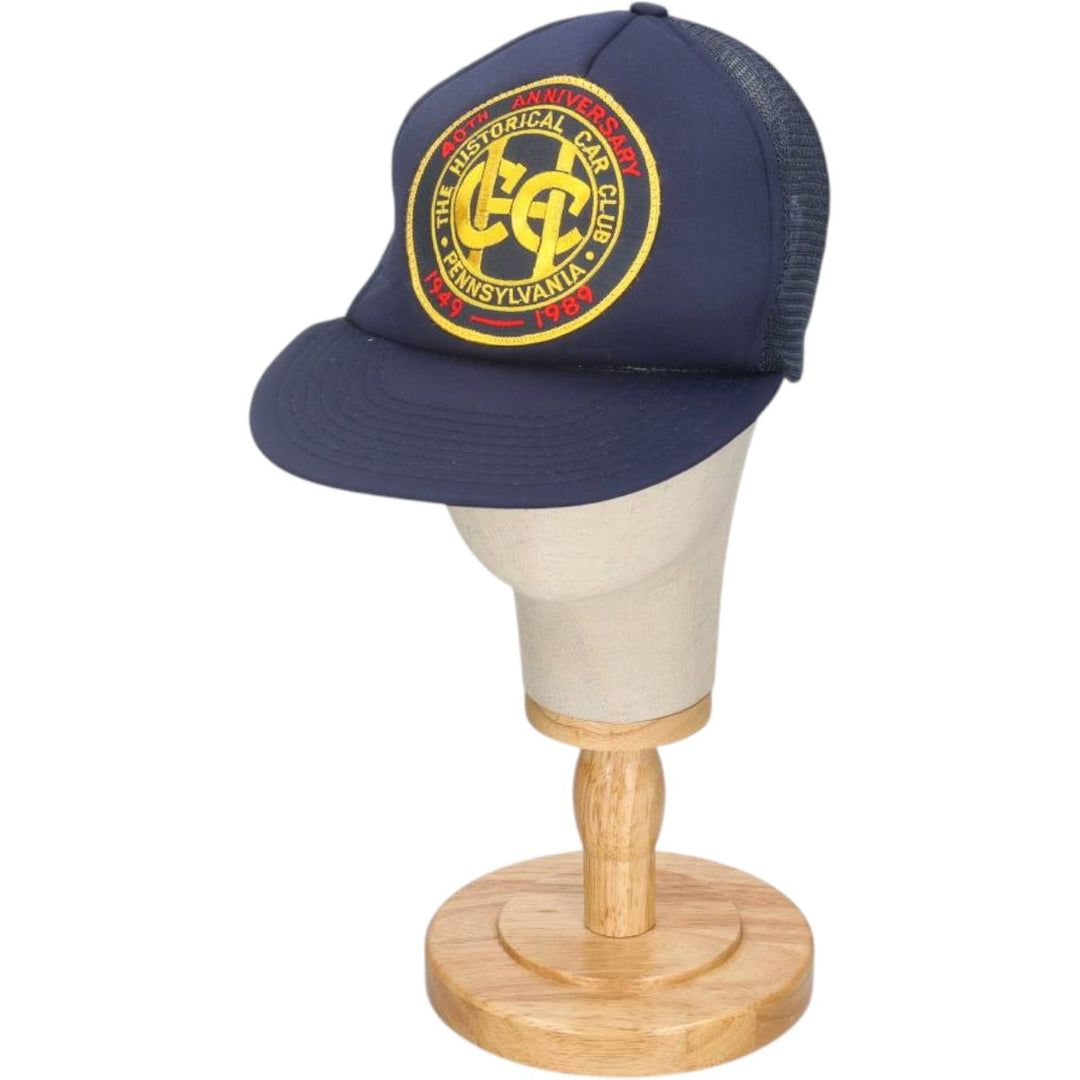 Advertising Trucker Cap Mesh Cap One Size Fits All unclear navy blue type Vintage Second Hand
