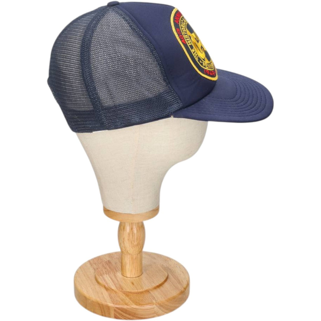 Advertising Trucker Cap Mesh Cap One Size Fits All unclear navy blue type Vintage Second Hand