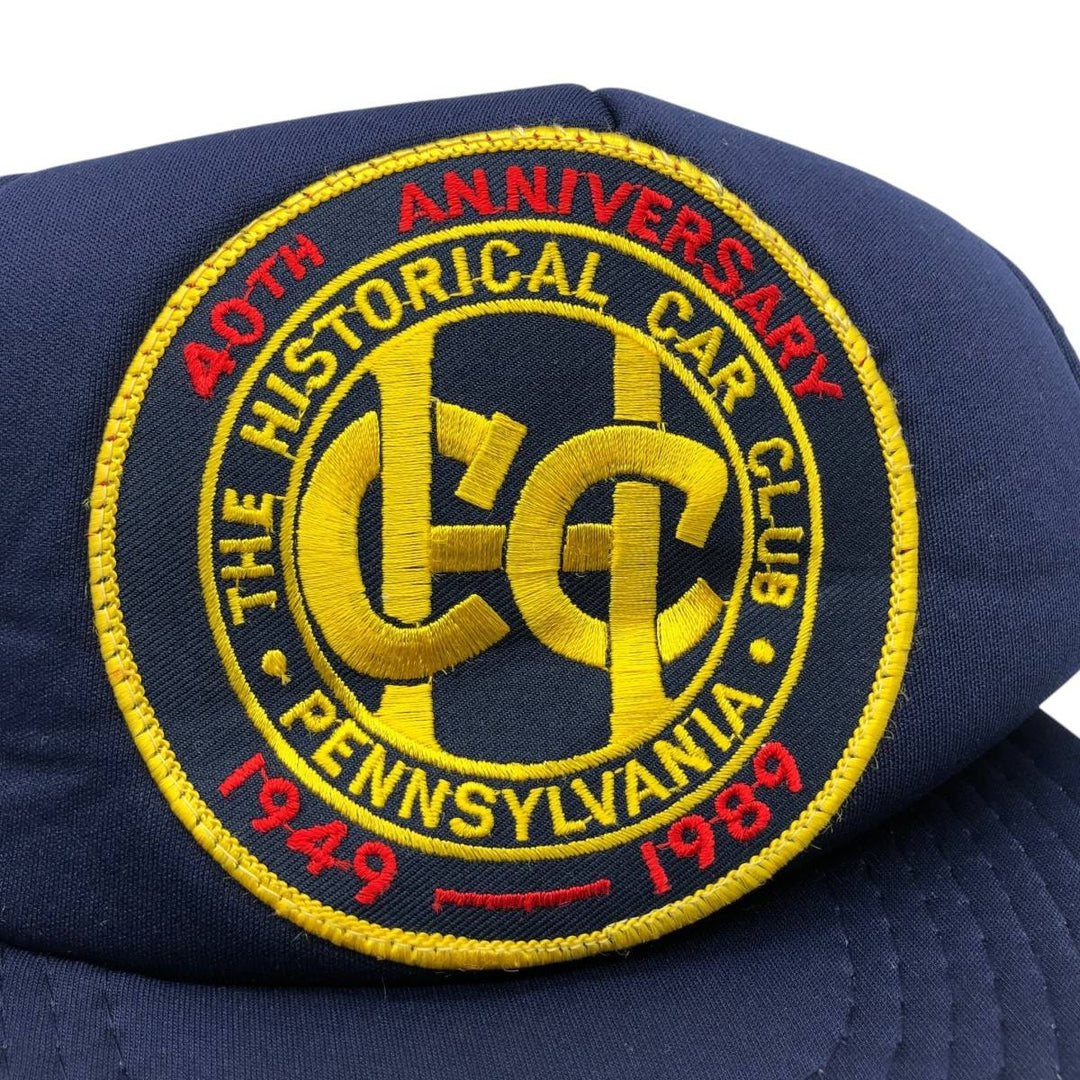 Advertising Trucker Cap Mesh Cap One Size Fits All unclear navy blue type Vintage Second Hand