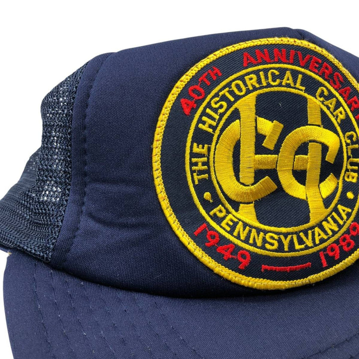 Advertising Trucker Cap Mesh Cap One Size Fits All unclear navy blue type Vintage Second Hand