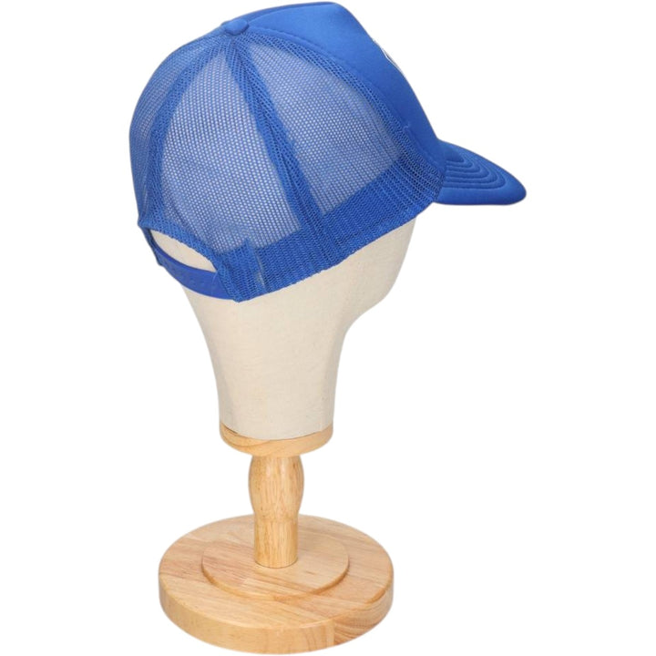90'S Athletic Headwear Trucker Cap Mesh Cap One Size Fits All Vintage polyester blue type Vintage Second Hand