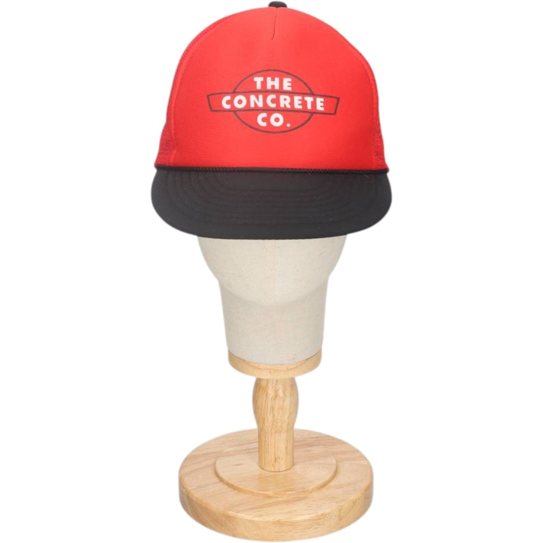 90'S NISSIN CAP Two-tone Trucker Cap Mesh Cap One Size Fits All Vintage unclear red type Vintage Second Hand