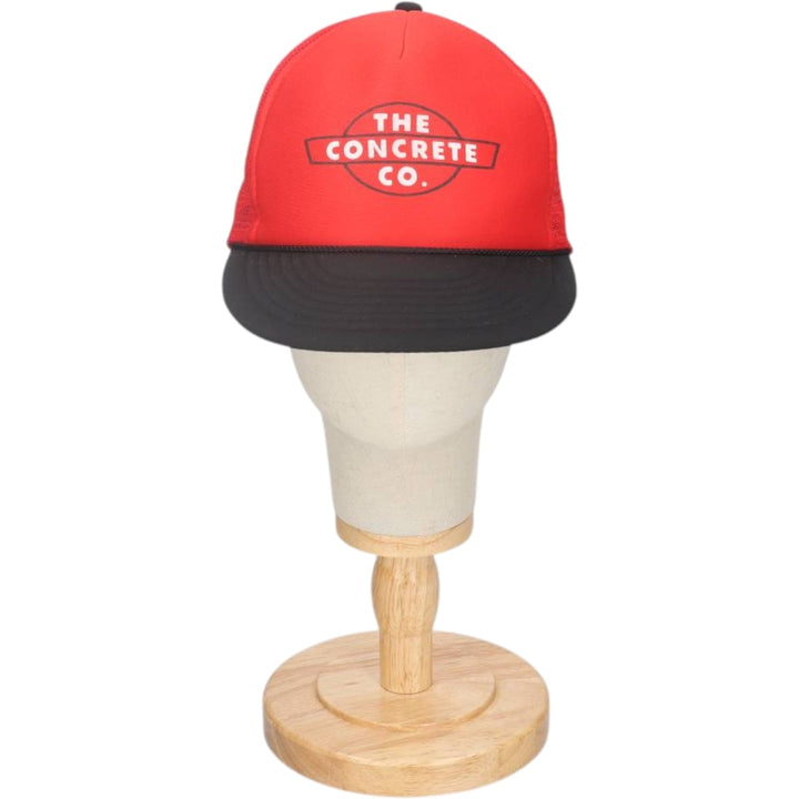 90'S NISSIN CAP Two-tone Trucker Cap Mesh Cap One Size Fits All Vintage unclear red type Vintage Second Hand