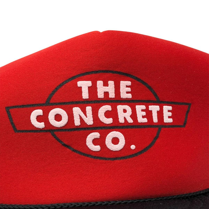 90'S NISSIN CAP Two-tone Trucker Cap Mesh Cap One Size Fits All Vintage unclear red type Vintage Second Hand