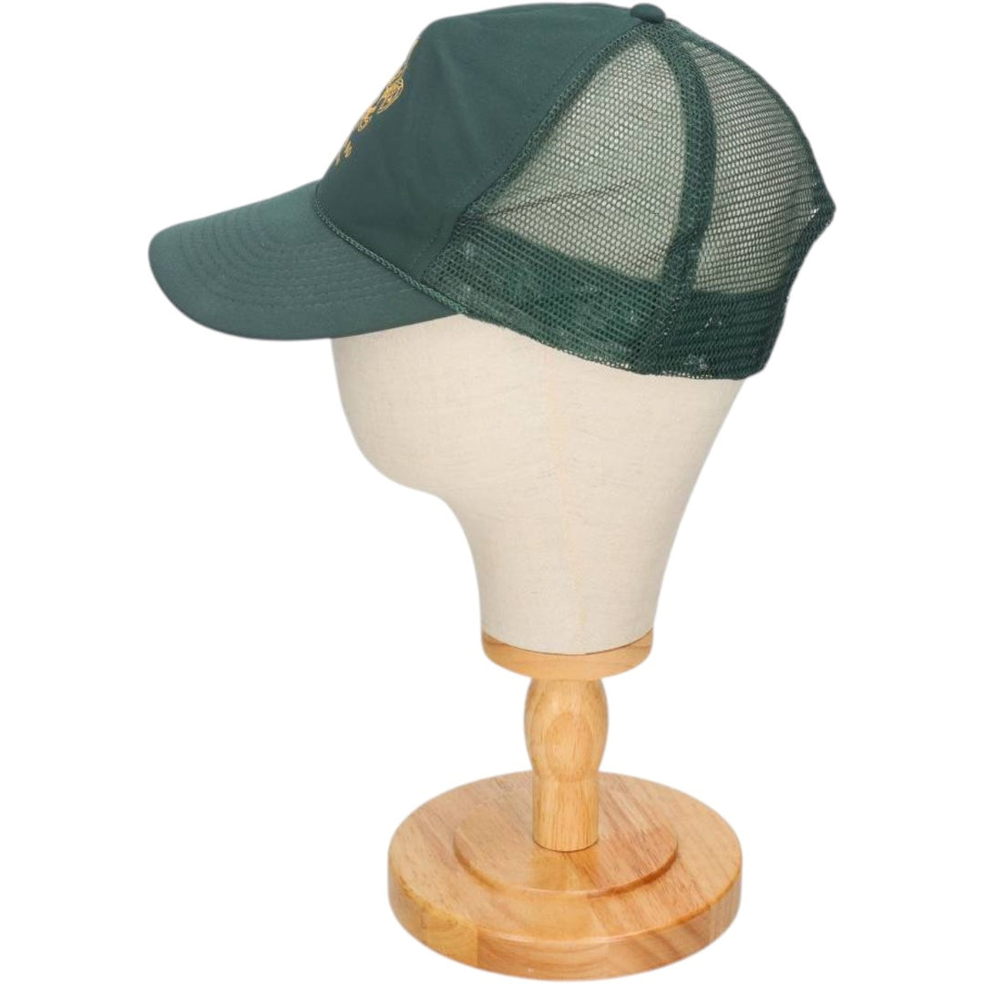 90'S OTTO Boy Scouts of America Trucker Cap Mesh Cap One Size Fits All Snapback Vintage unclear green type Vintage Second Hand