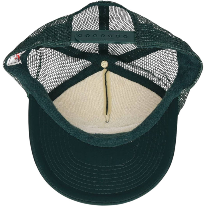 90'S OTTO Boy Scouts of America Trucker Cap Mesh Cap One Size Fits All Snapback Vintage unclear green type Vintage Second Hand