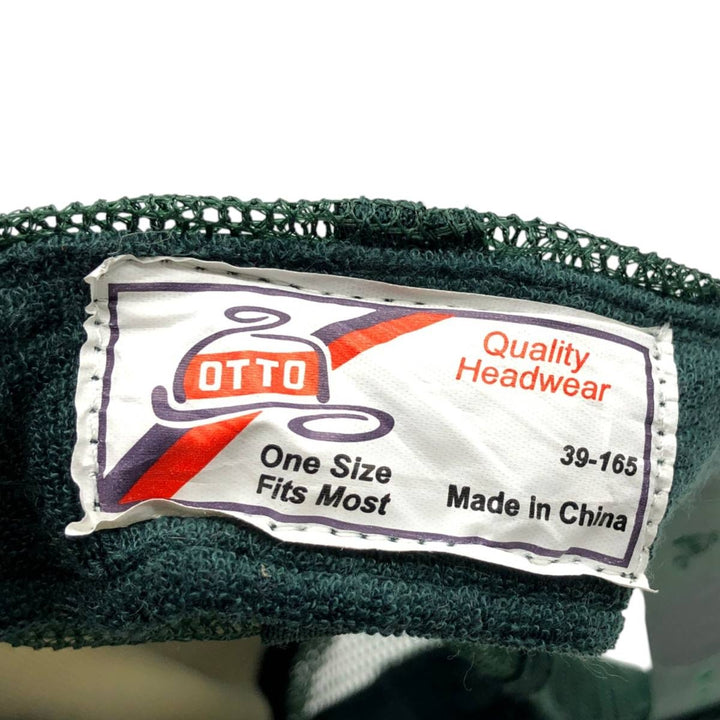 90'S OTTO Boy Scouts of America Trucker Cap Mesh Cap One Size Fits All Snapback Vintage unclear green type Vintage Second Hand