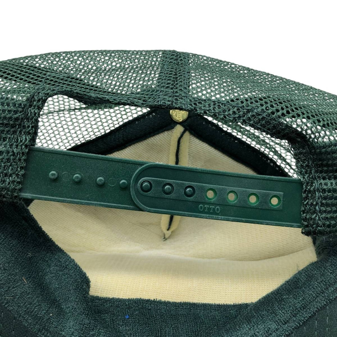 90'S OTTO Boy Scouts of America Trucker Cap Mesh Cap One Size Fits All Snapback Vintage unclear green type Vintage Second Hand
