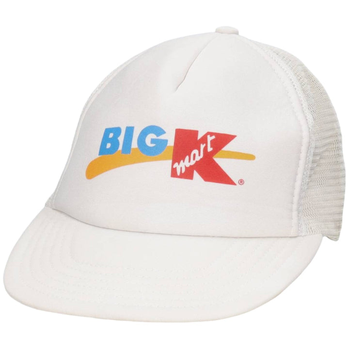 90'S Big Kmart Trucker Cap, One Size Fits All, Vintage polyester white type Vintage Second Hand