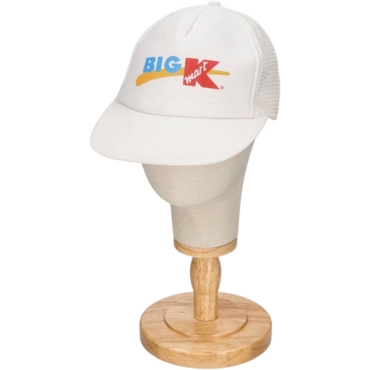 90'S Big Kmart Trucker Cap, One Size Fits All, Vintage polyester white type Vintage Second Hand