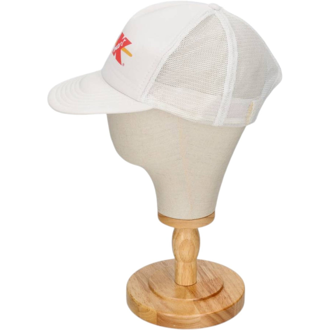 90'S Big Kmart Trucker Cap, One Size Fits All, Vintage polyester white type Vintage Second Hand