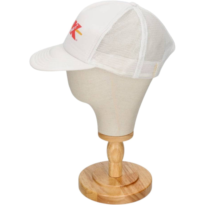 90'S Big Kmart Trucker Cap, One Size Fits All, Vintage polyester white type Vintage Second Hand