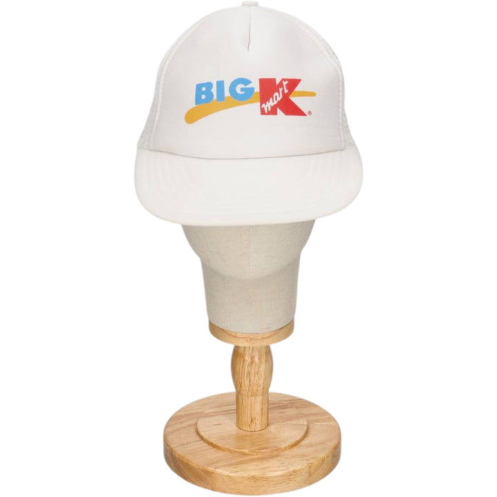 90'S Big Kmart Trucker Cap, One Size Fits All, Vintage polyester white type Vintage Second Hand