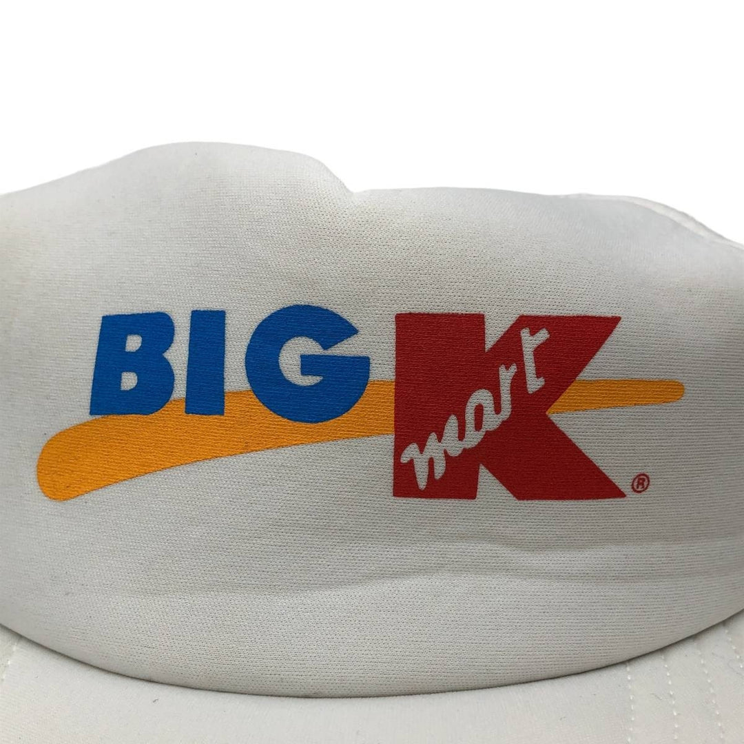 90'S Big Kmart Trucker Cap, One Size Fits All, Vintage polyester white type Vintage Second Hand