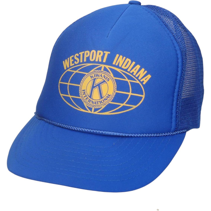 THE MADHATTER Trucker Cap, Mesh Cap, One Size Fits All polyester blue type Vintage Second Hand
