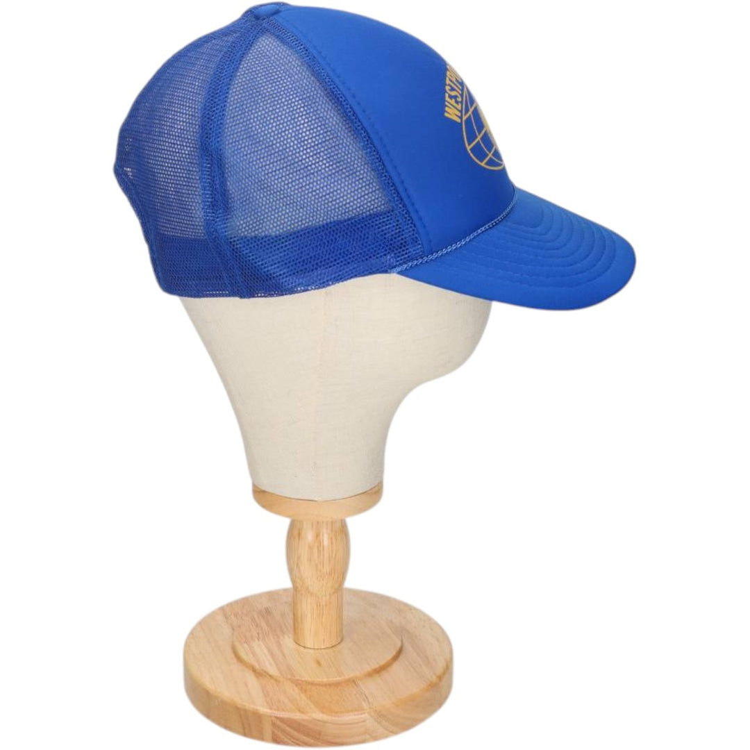 THE MADHATTER Trucker Cap, Mesh Cap, One Size Fits All polyester blue type Vintage Second Hand