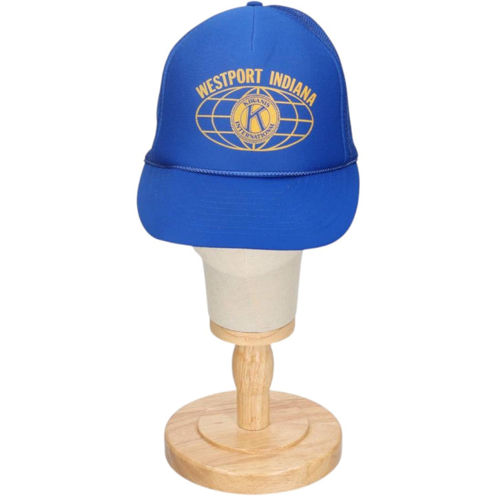 THE MADHATTER Trucker Cap, Mesh Cap, One Size Fits All polyester blue type Vintage Second Hand