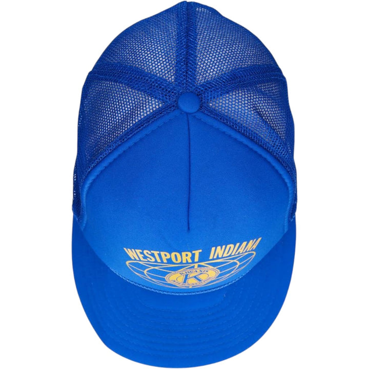 THE MADHATTER Trucker Cap, Mesh Cap, One Size Fits All polyester blue type Vintage Second Hand