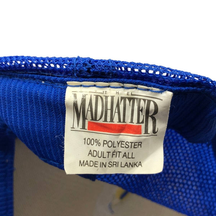 THE MADHATTER Trucker Cap, Mesh Cap, One Size Fits All polyester blue type Vintage Second Hand