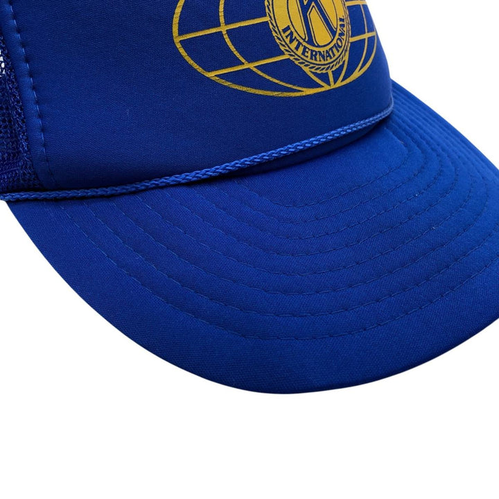 THE MADHATTER Trucker Cap, Mesh Cap, One Size Fits All polyester blue type Vintage Second Hand