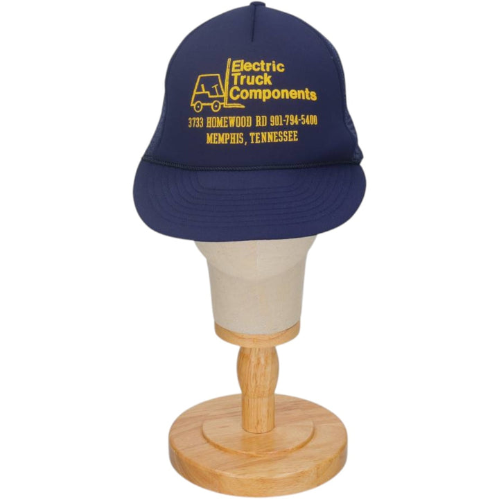 Electric Truck Components Advertising Tracker Cap Mesh Cap One Size Fits All unclear blue type Vintage Second Hand