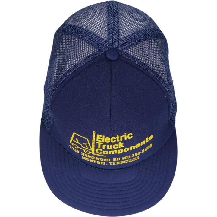 Electric Truck Components Advertising Tracker Cap Mesh Cap One Size Fits All unclear blue type Vintage Second Hand