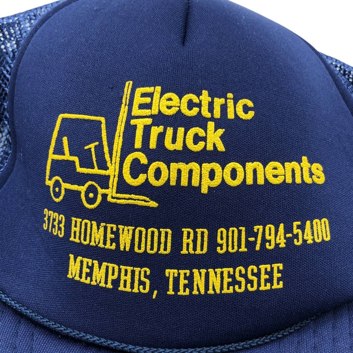 古着 Electric Truck Components アドバタイジング トラッカーキャップ メッシュキャップ フリーサイズ相当/gaa008029 Electric Truck Components アドバタイジング トラッカーキャップ