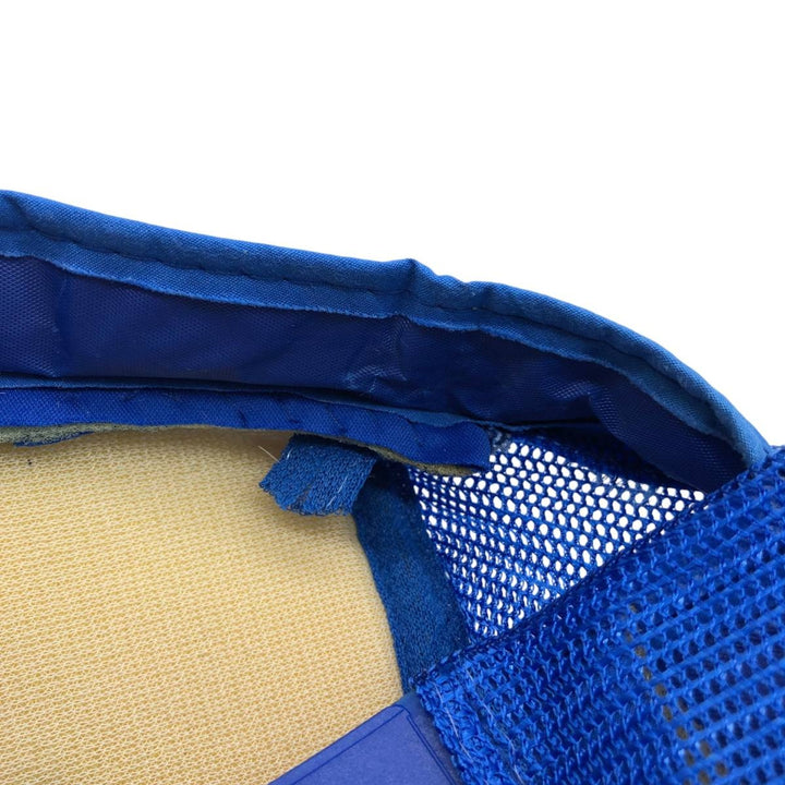 NISSIN Trucker Cap, Two-Tone Mesh Cap, One Size Fits All polyester blue type Vintage Second Hand