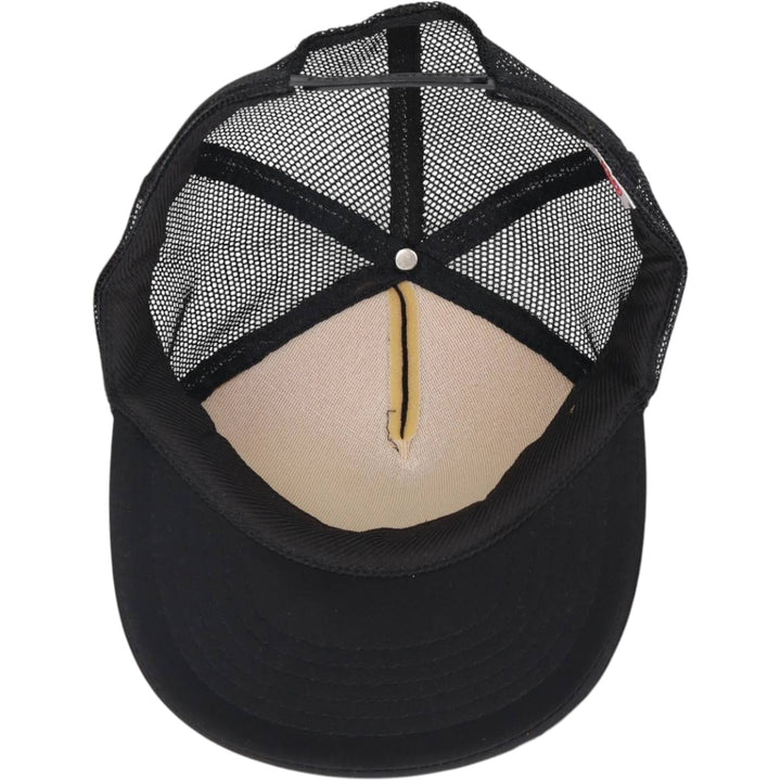 90s-era KC Trucker Cap Mesh Cap, One Size Fits All, Vintage unclear black type Vintage Second Hand
